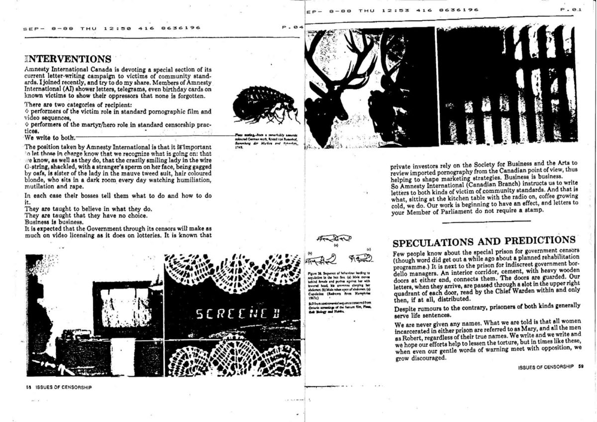 Vera Frenkel, Accompanying booklet, 1988 (Page 3 of 5)
