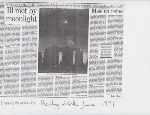 The Last Weekend, Press, 1991. (Page 2 of 4). Courtesy of Nieves Correa